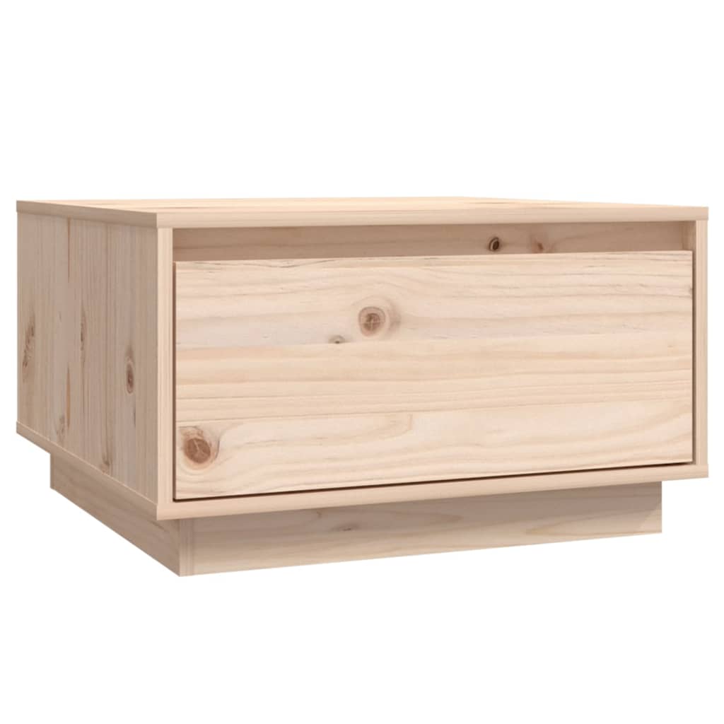 Table basse 55x56x32 cm Bois massif de pin - XIOS