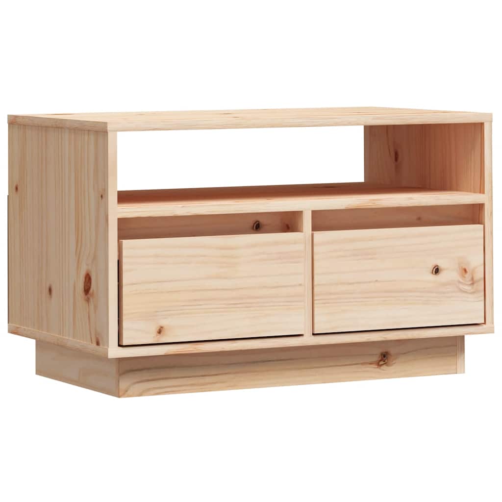 Meuble TV 60x35x37 cm Bois de pin massif - XIOS