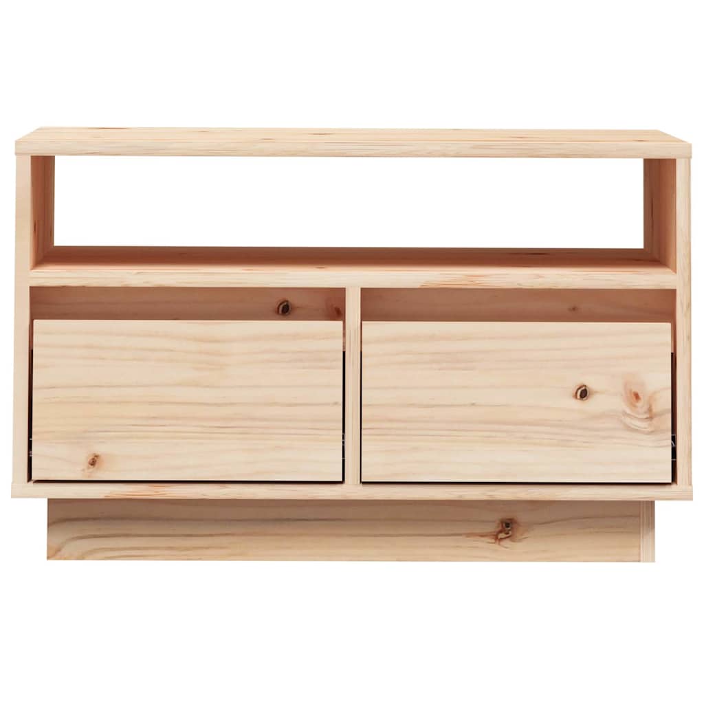 Meuble TV 60x35x37 cm Bois de pin massif - XIOS