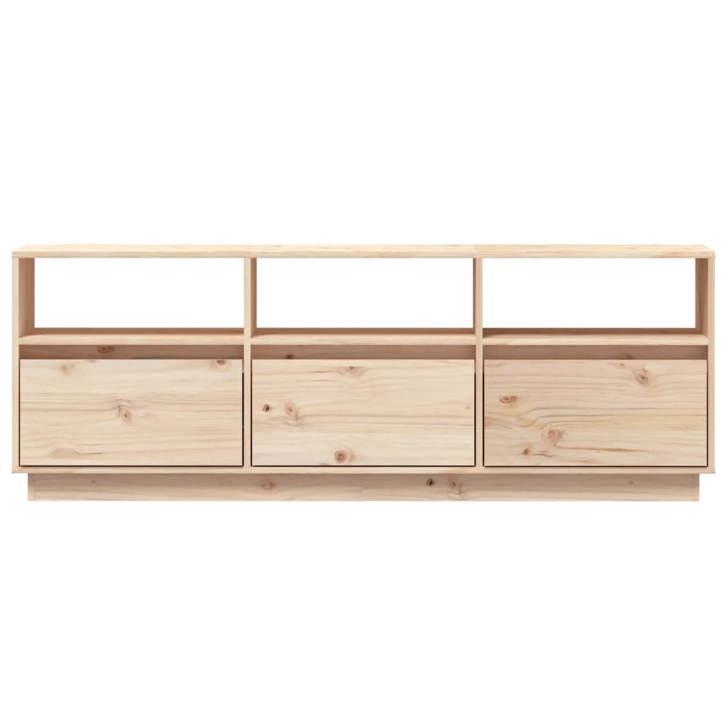 Meuble TV 140x37x50 cm Bois de pin massif - XIOS