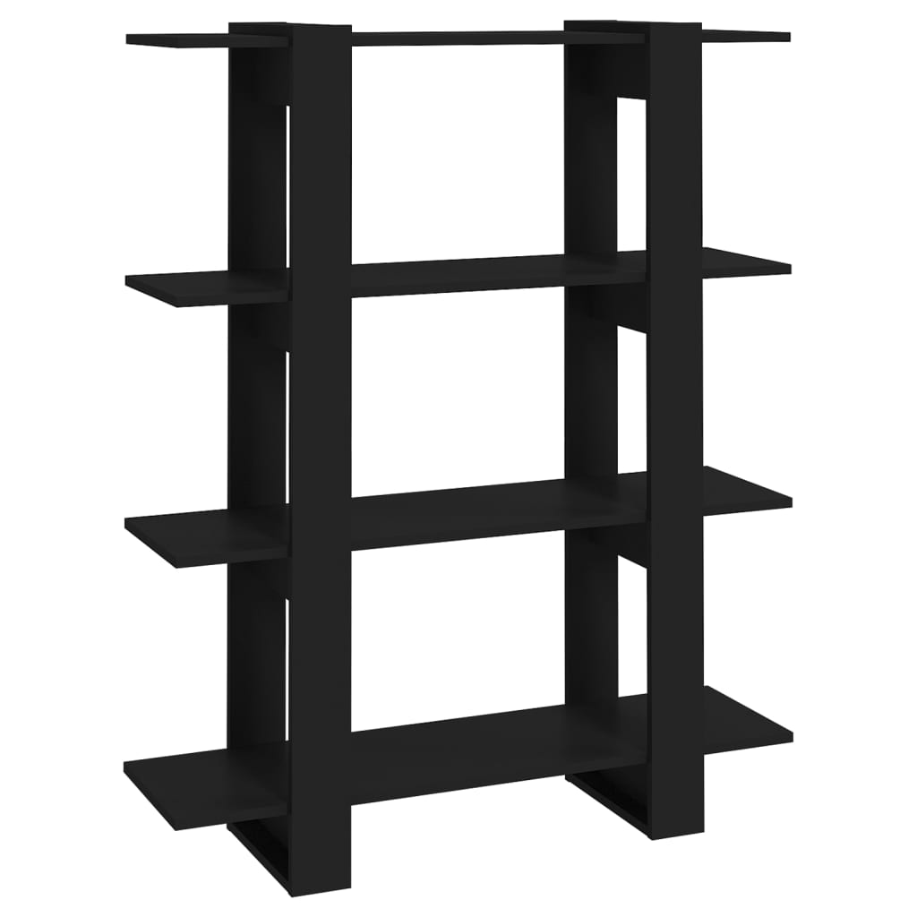 Bibliothèque/Séparateur de pièce Noir 100x30x123,5 cm - XIOS