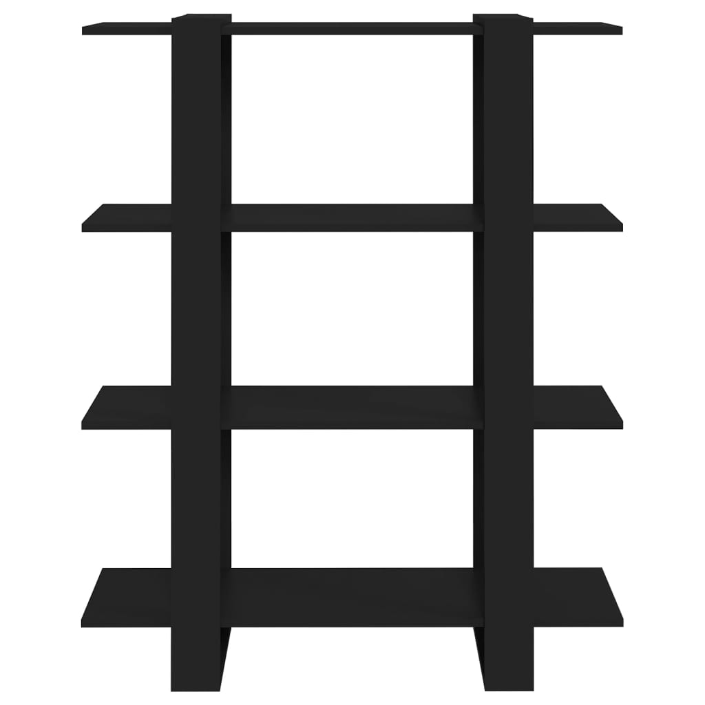 Bibliothèque/Séparateur de pièce Noir 100x30x123,5 cm - XIOS