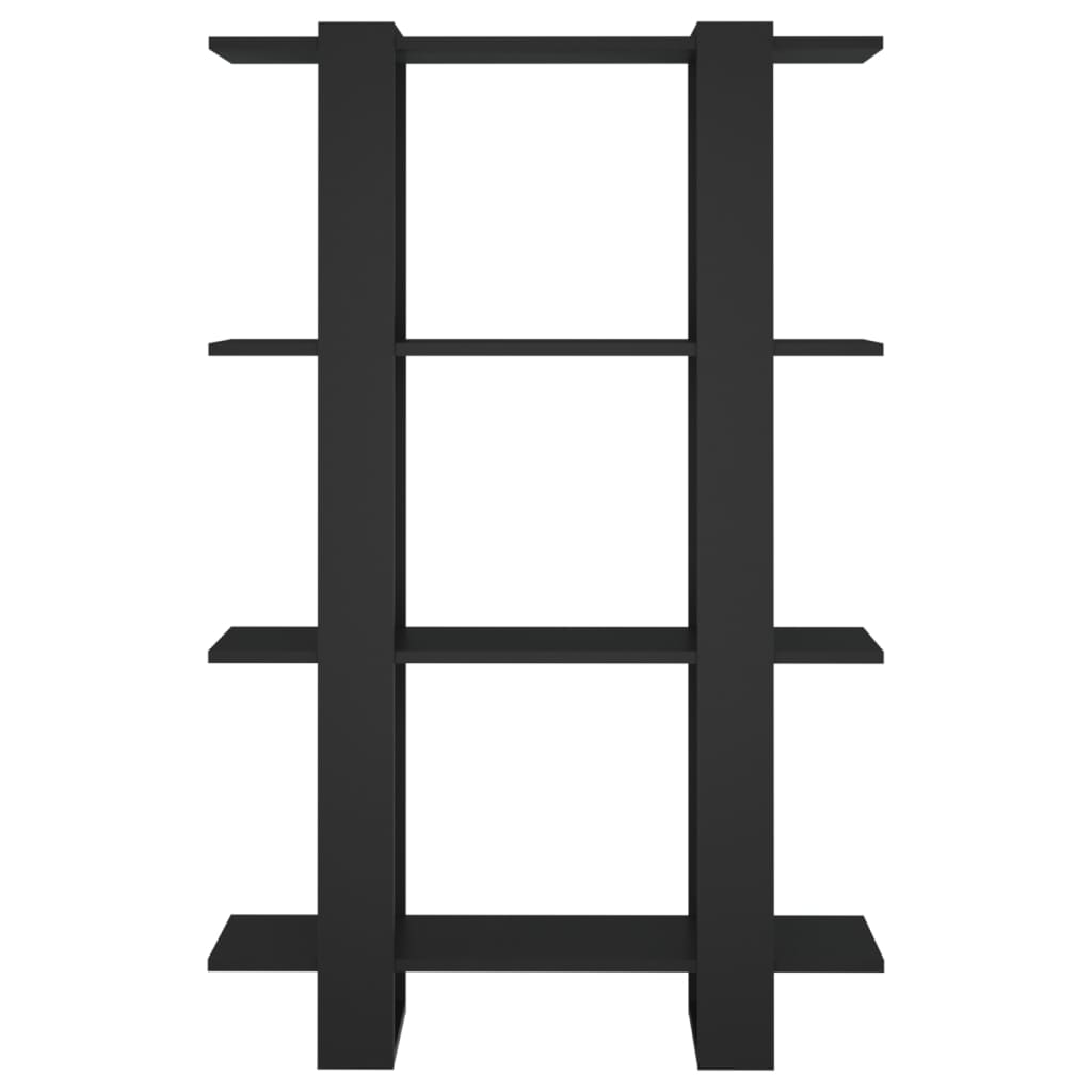 Bibliothèque/Séparateur de pièce Noir 80x30x123,5 cm - XIOS