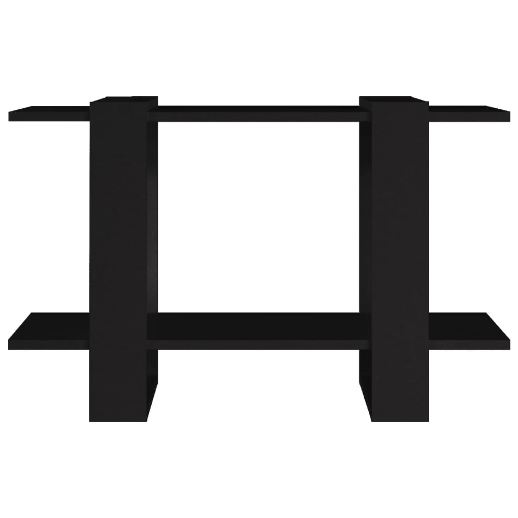 Bibliothèque/Séparateur de pièce Noir 80x30x51 cm - XIOS