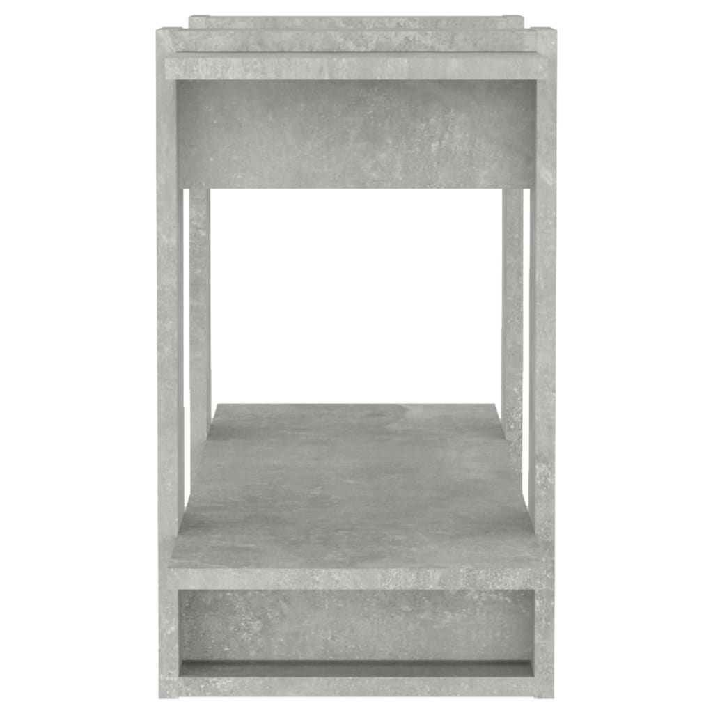Bibliothèque/Séparateur de pièce Gris béton 80x30x51 cm - XIOS