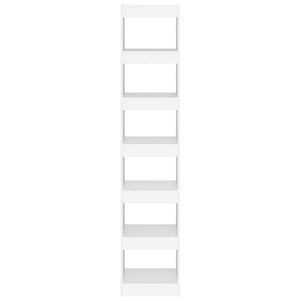 Bibliothèque/Séparateur de pièce Blanc 40x30x198 cm - XIOS
