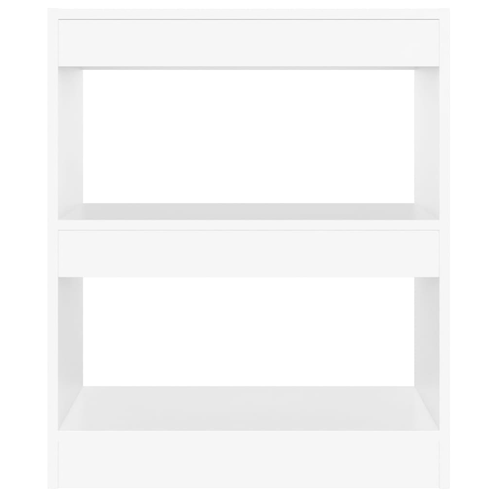 Bibliothèque/Séparateur de pièce Blanc 60x30x72 cm - XIOS