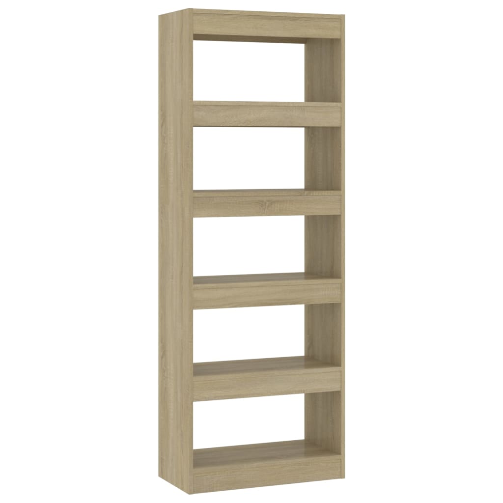 Bibliothèque/séparateur de pièce chêne sonoma bois d'ingénierie - XIOS