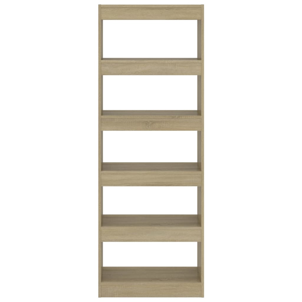 Bibliothèque/séparateur de pièce chêne sonoma bois d'ingénierie - XIOS