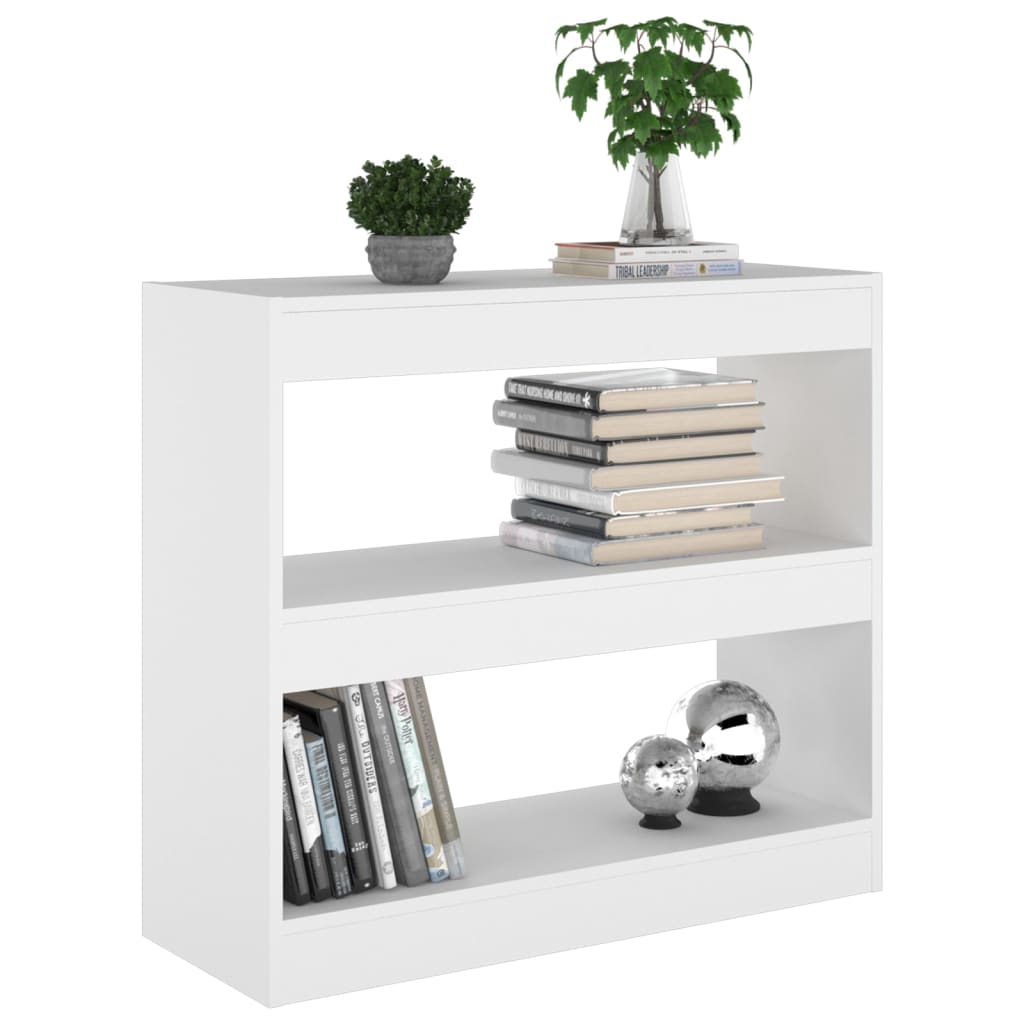 Bibliothèque/Séparateur de pièce Blanc 80x30x72 cm - XIOS
