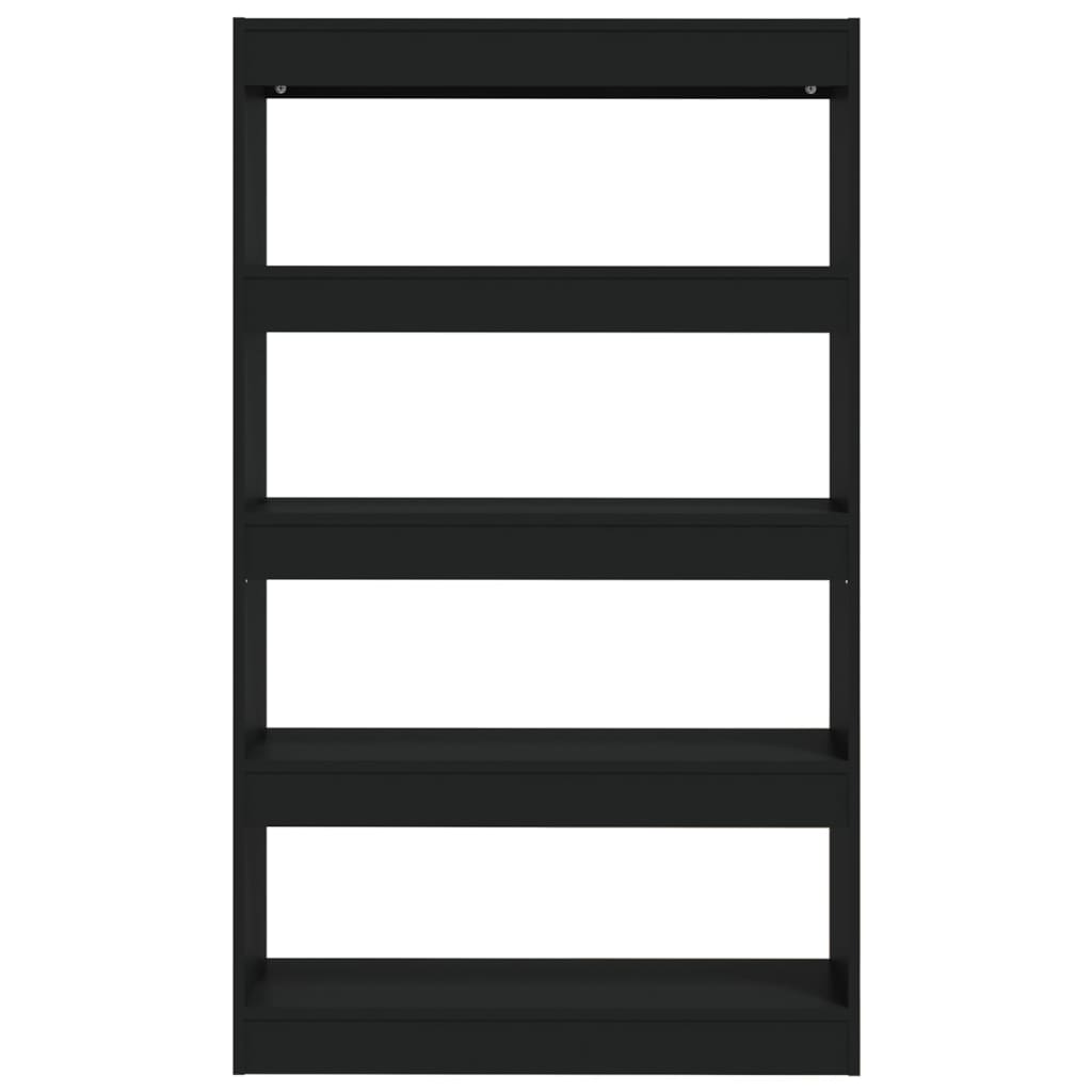 Bibliothèque/Séparateur de pièce Noir Bois d'ingénierie - XIOS