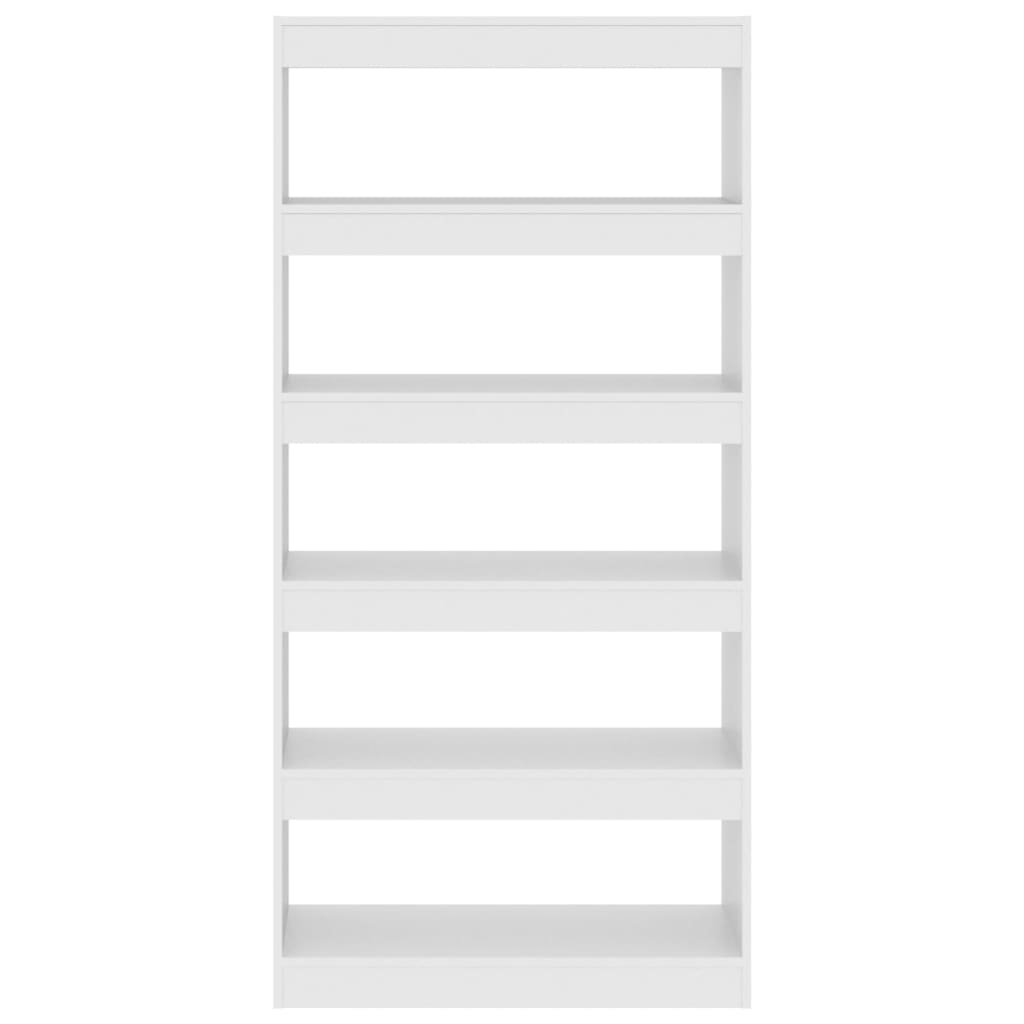 Bibliothèque/Séparateur de pièce Blanc bois d'ingénierie - XIOS