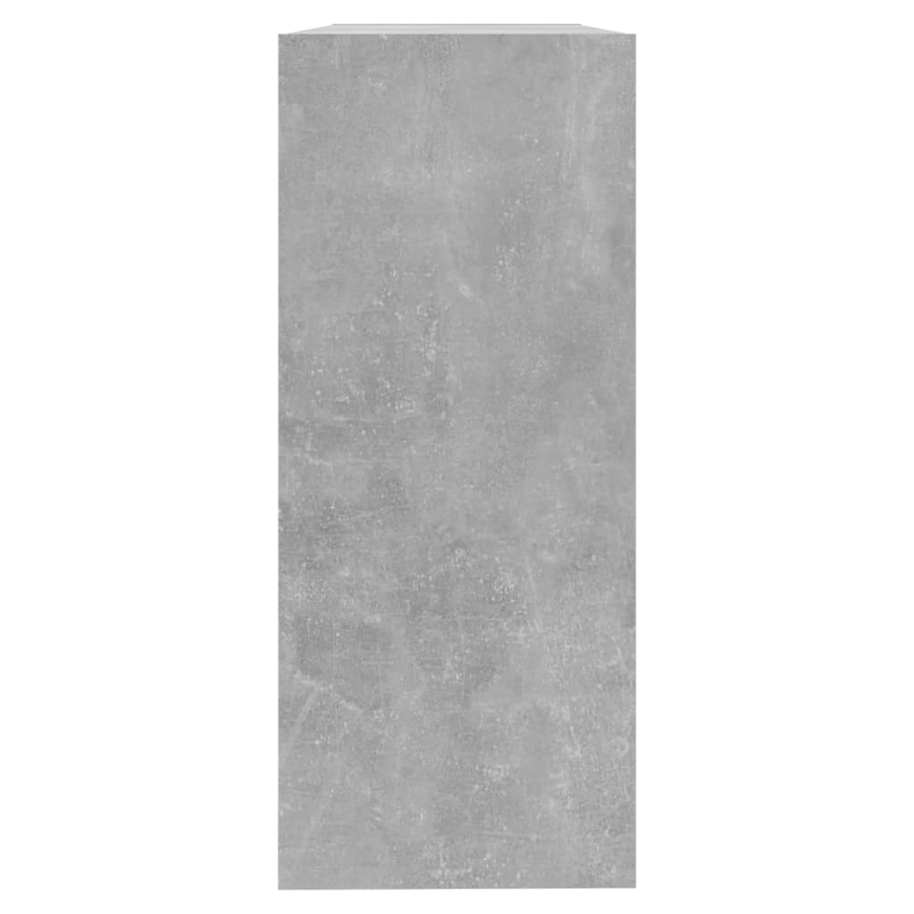 Bibliothèque/Séparateur de pièce Gris béton 100x30x72 cm - XIOS