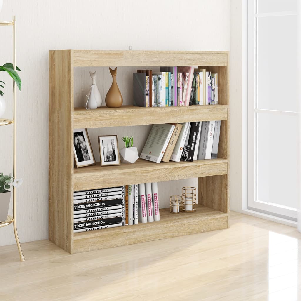 Bibliothèque/Séparateur de pièce chêne sonoma 100x30x103 cm - XIOS