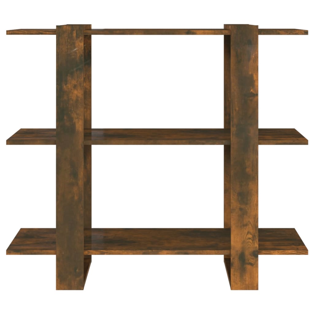 Bibliothèque/Séparateur de pièce Chêne fumé 100x30x87 cm - XIOS