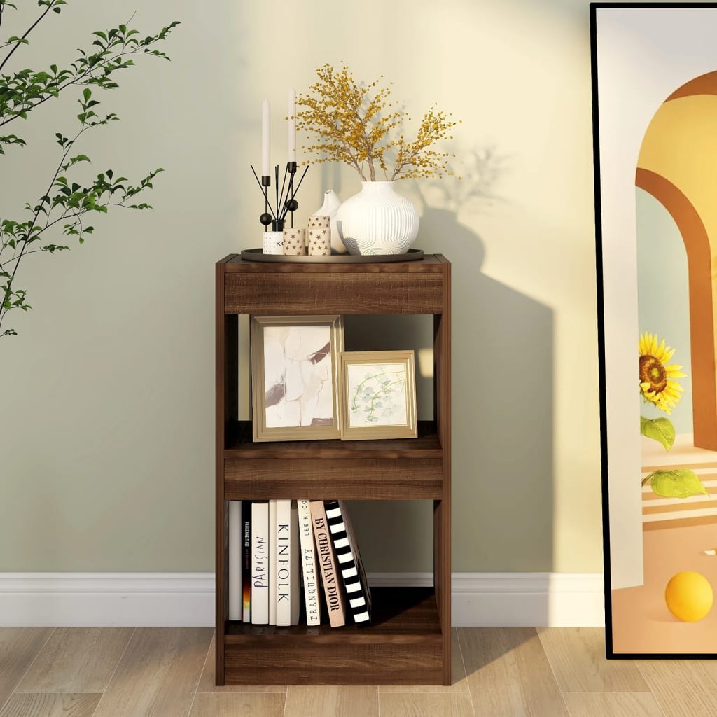 Bibliothèque/Séparateur de pièce Chêne Marron 40x30x72 cm - XIOS