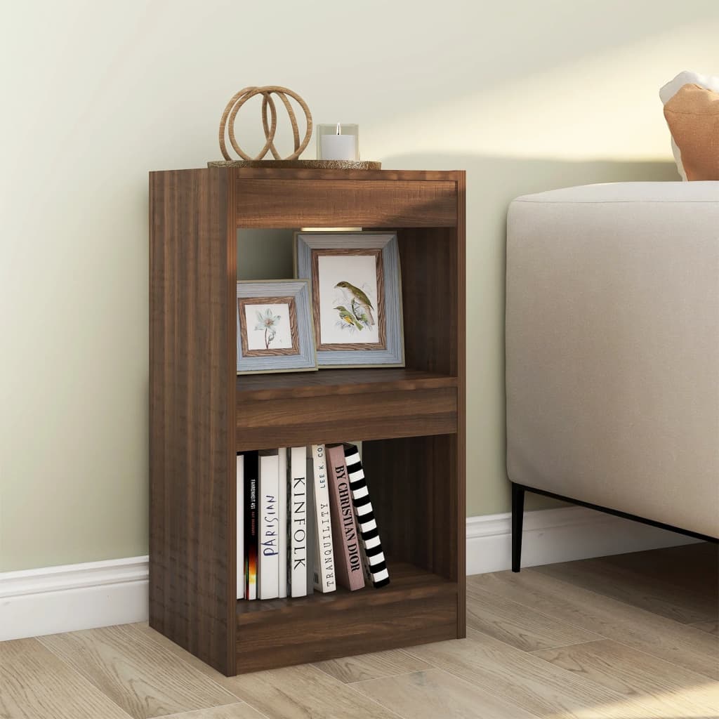Bibliothèque/Séparateur de pièce Chêne Marron 40x30x72 cm - XIOS