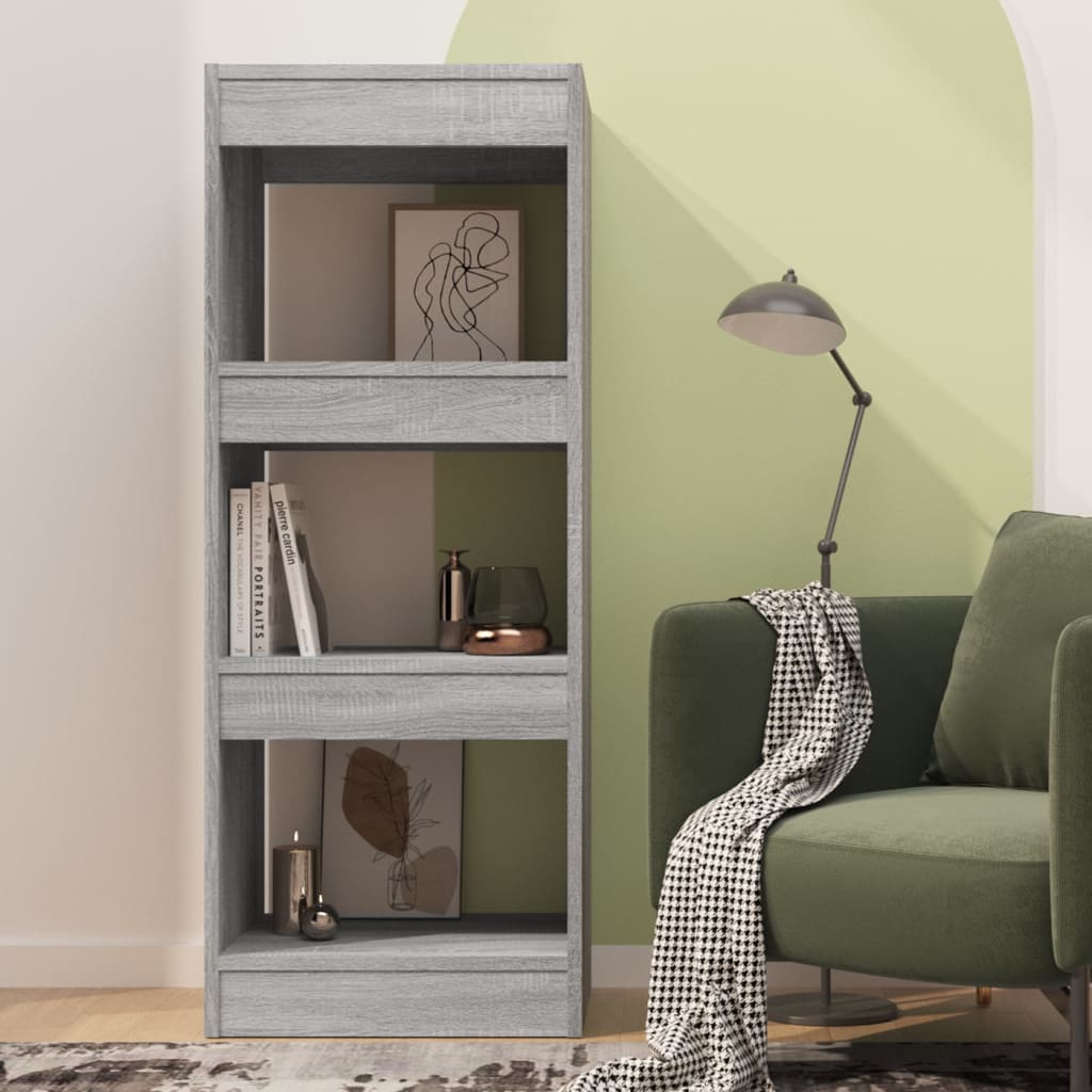Bibliothèque/Séparateur de pièce Sonoma gris Bois d'ingénierie - XIOS