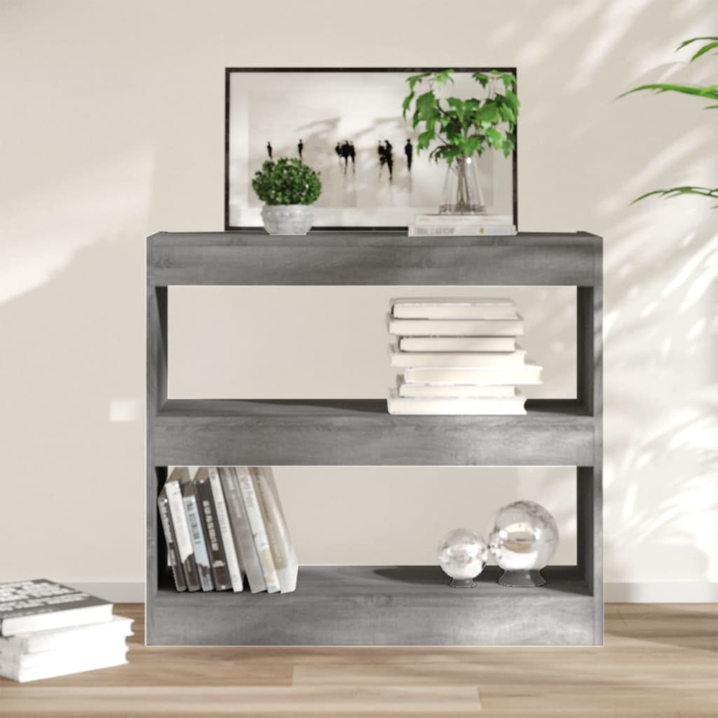 Bibliothèque/Séparateur de pièce sonoma gris 80x30x72 cm - XIOS