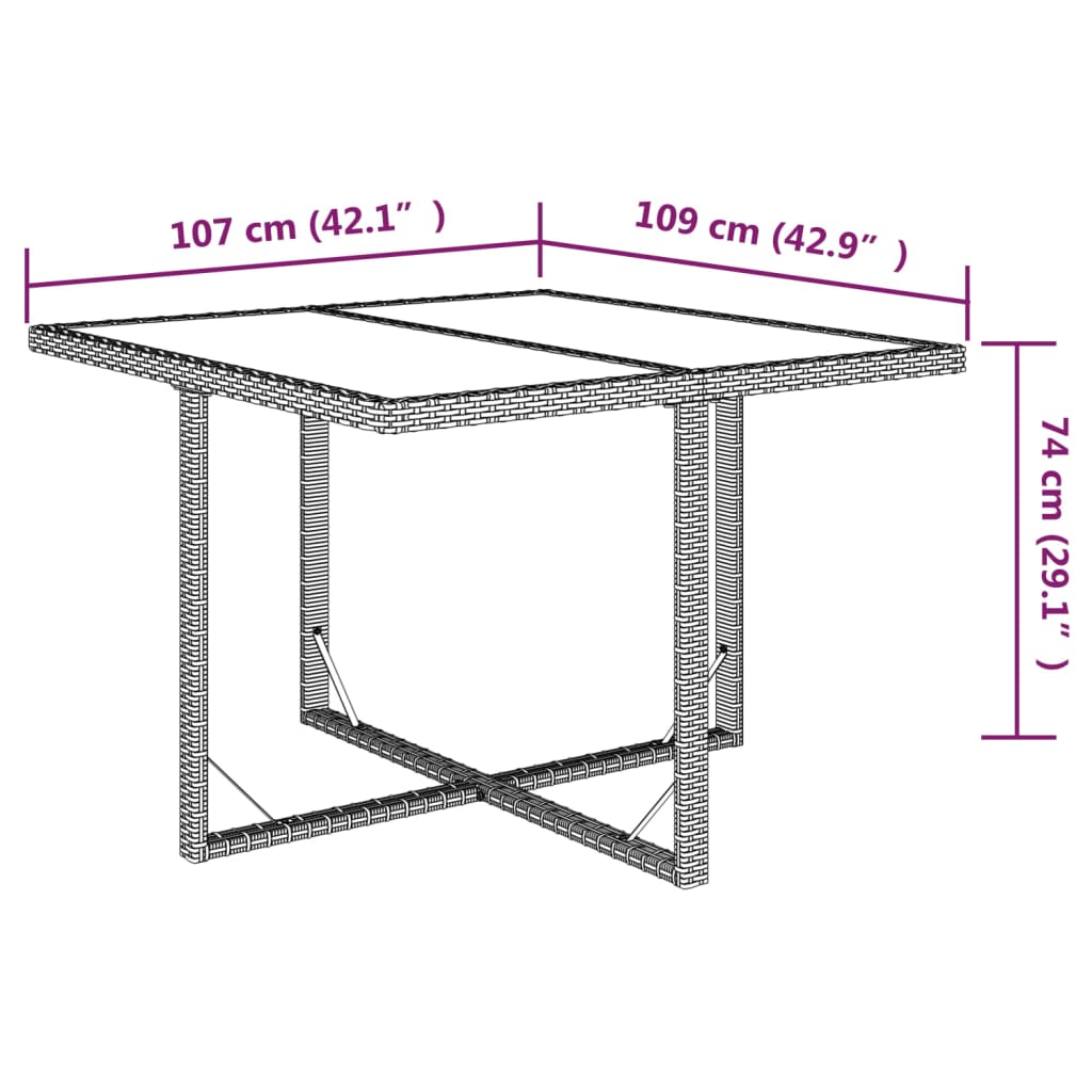 Ensemble à dîner de jardin avec coussins 5 pcs poly rotin noir