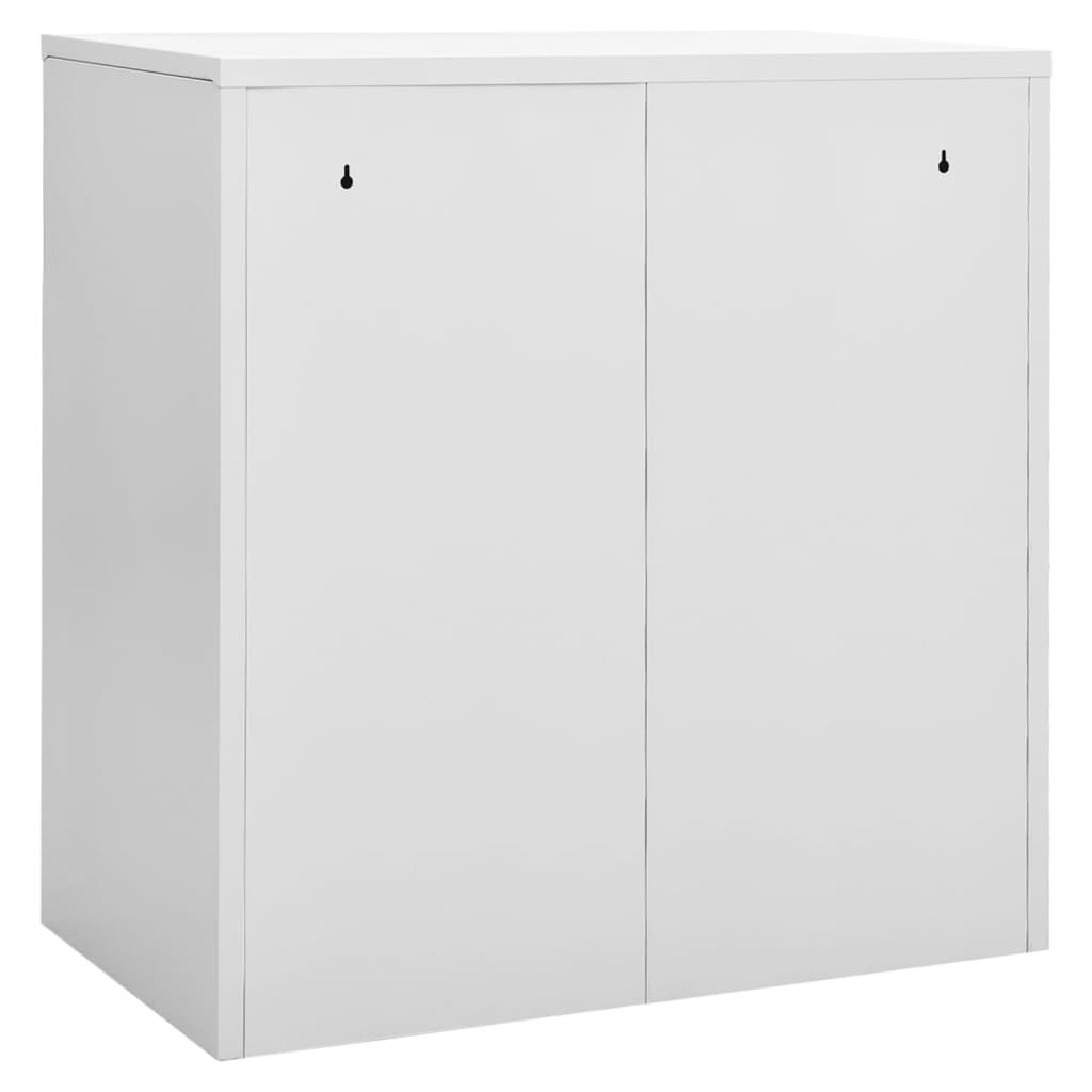 Armoires à casiers 2 pcs Gris clair 90x45x92,5 cm Acier - XIOS