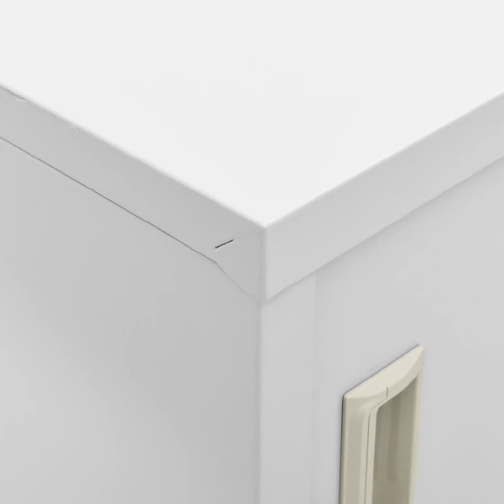 Armoires à casiers 5 pcs Gris clair 90x45x92,5 cm Acier - XIOS