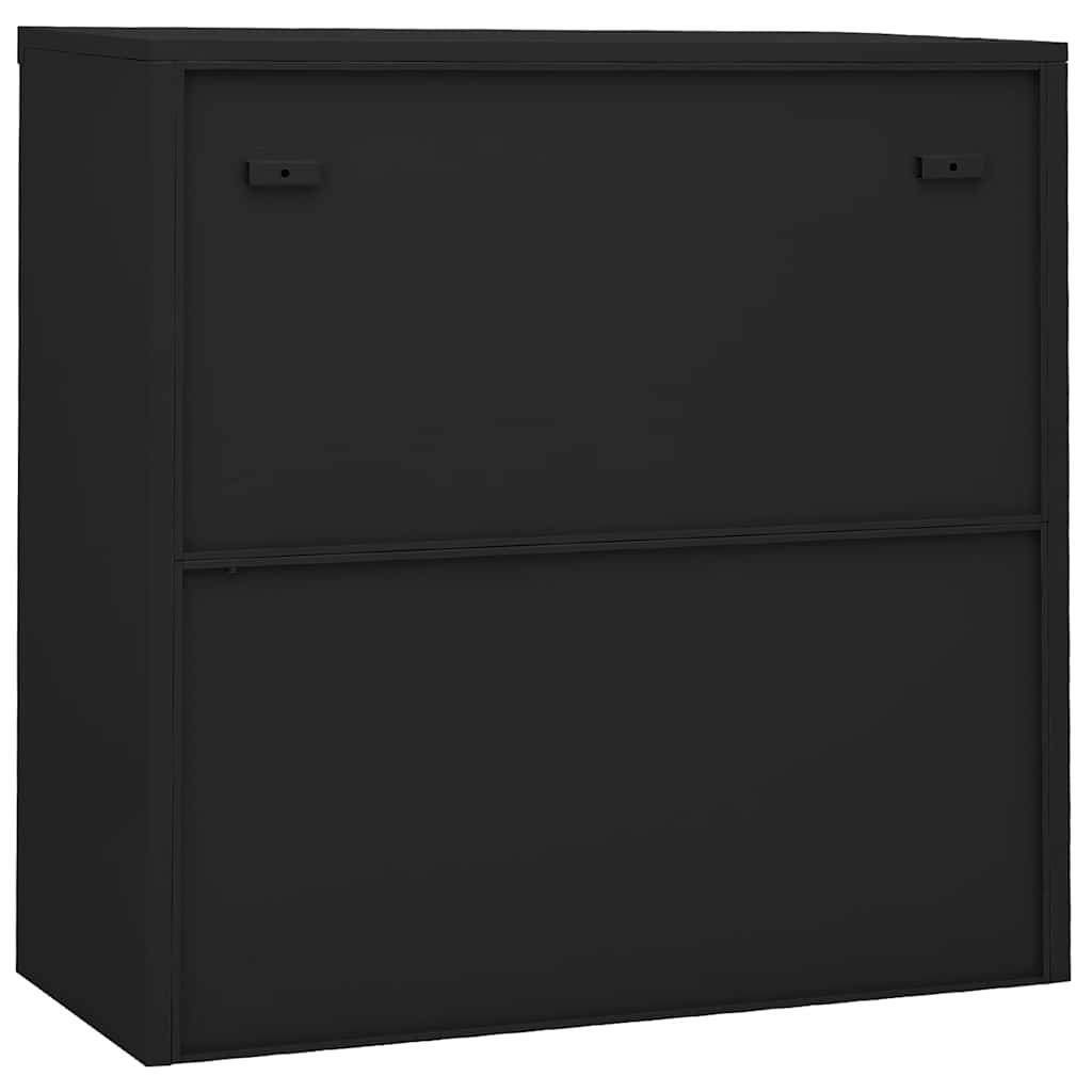 Armoire à portes coulissantes avec jardinière Anthracite Acier - XIOS