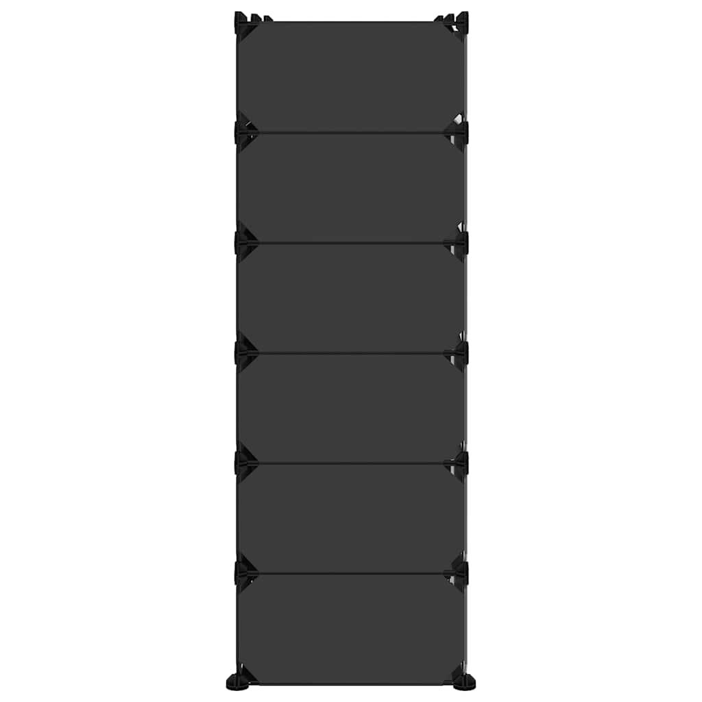 Étagère à chaussures Noir 94,5x36,5x106 cm PP - XIOS