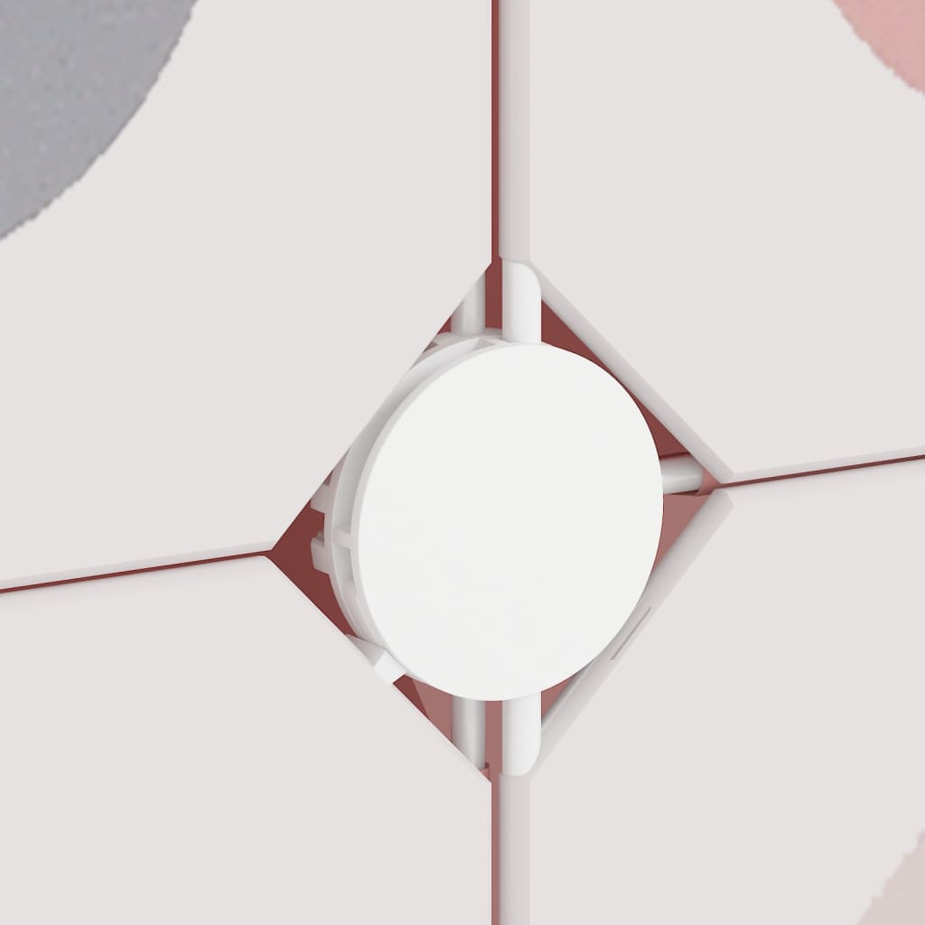 Armoire de rangement pour enfants avec 6 cubes Rose PP - XIOS