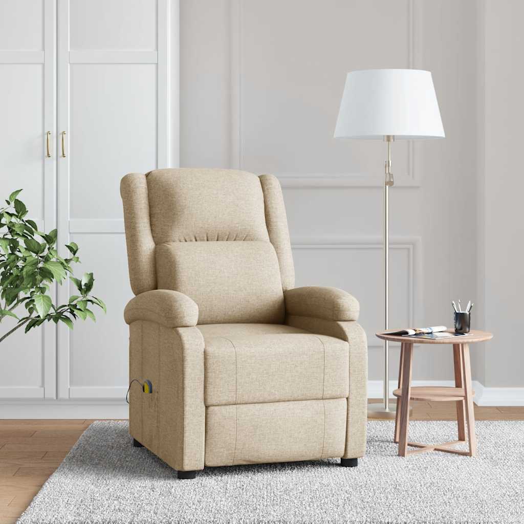 Fauteuil de massage Crème Tissu - XIOS