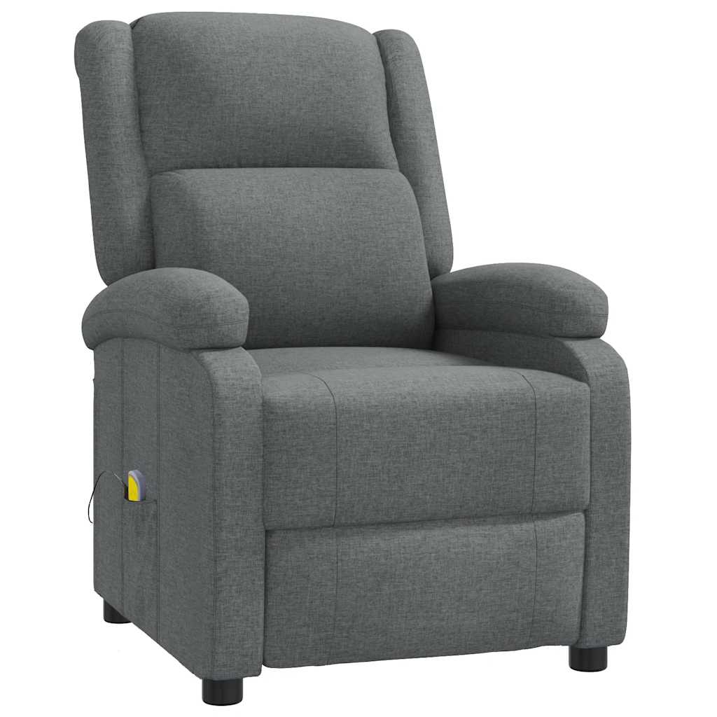 Fauteuil de massage Gris foncé Tissu - XIOS