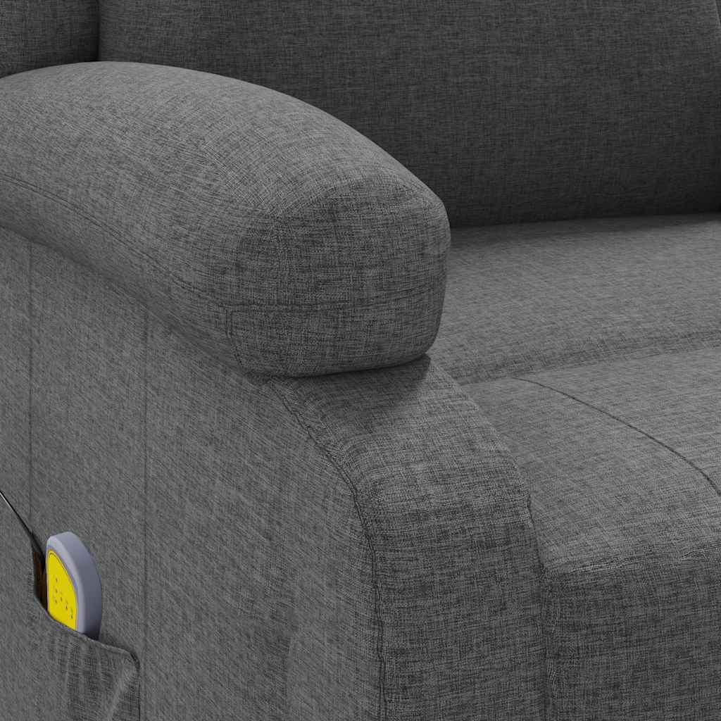 Fauteuil de massage Gris foncé Tissu - XIOS