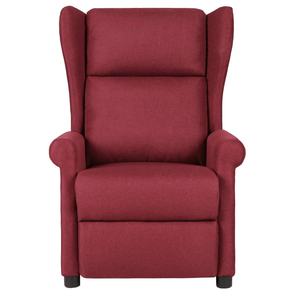 Fauteuil inclinable Rouge bordeaux Tissu - XIOS