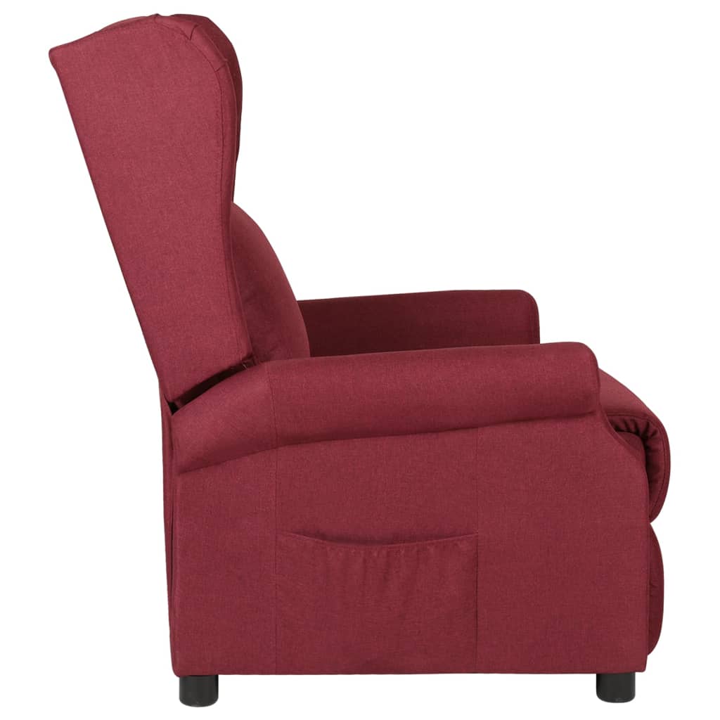 Fauteuil inclinable Rouge bordeaux Tissu