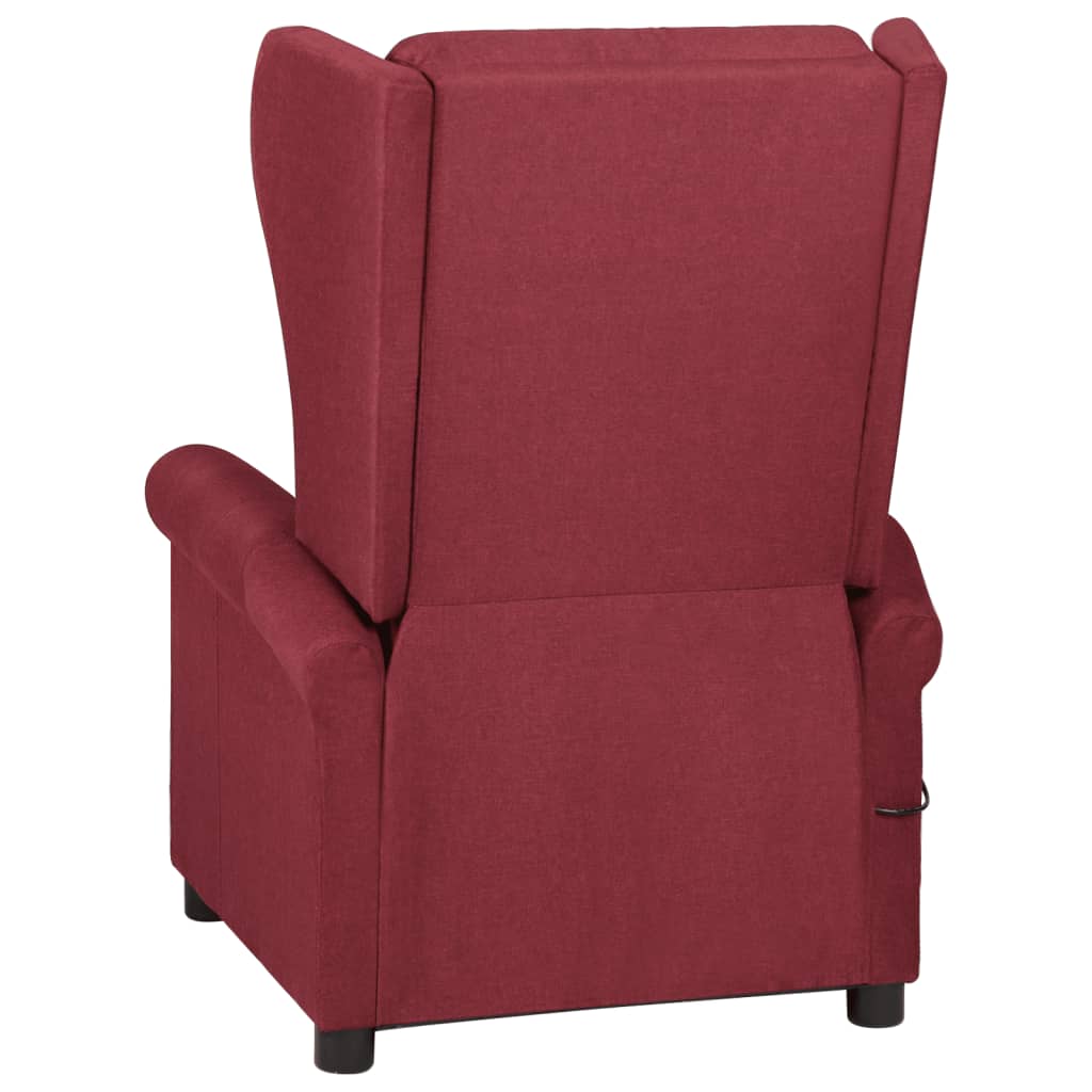 Fauteuil inclinable Rouge bordeaux Tissu - XIOS