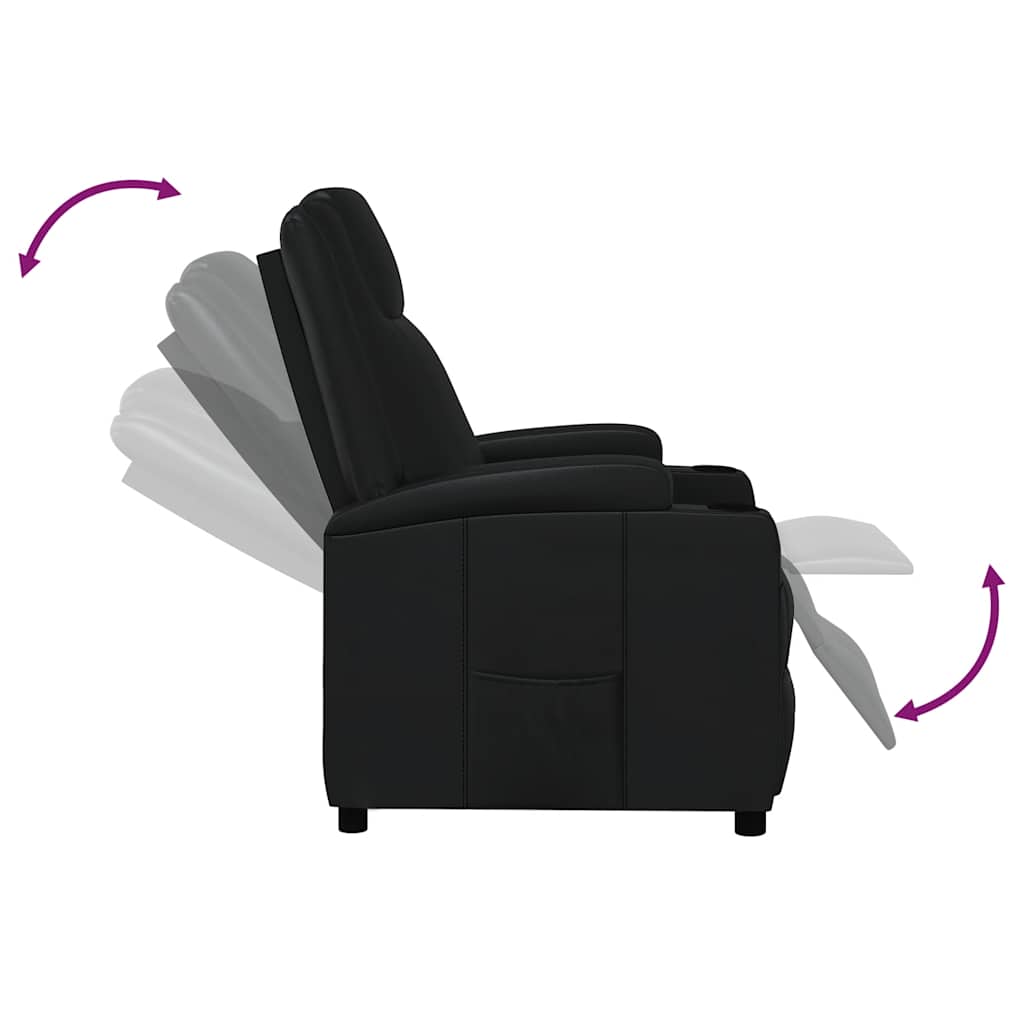 Fauteuil inclinable Noir Similicuir - XIOS