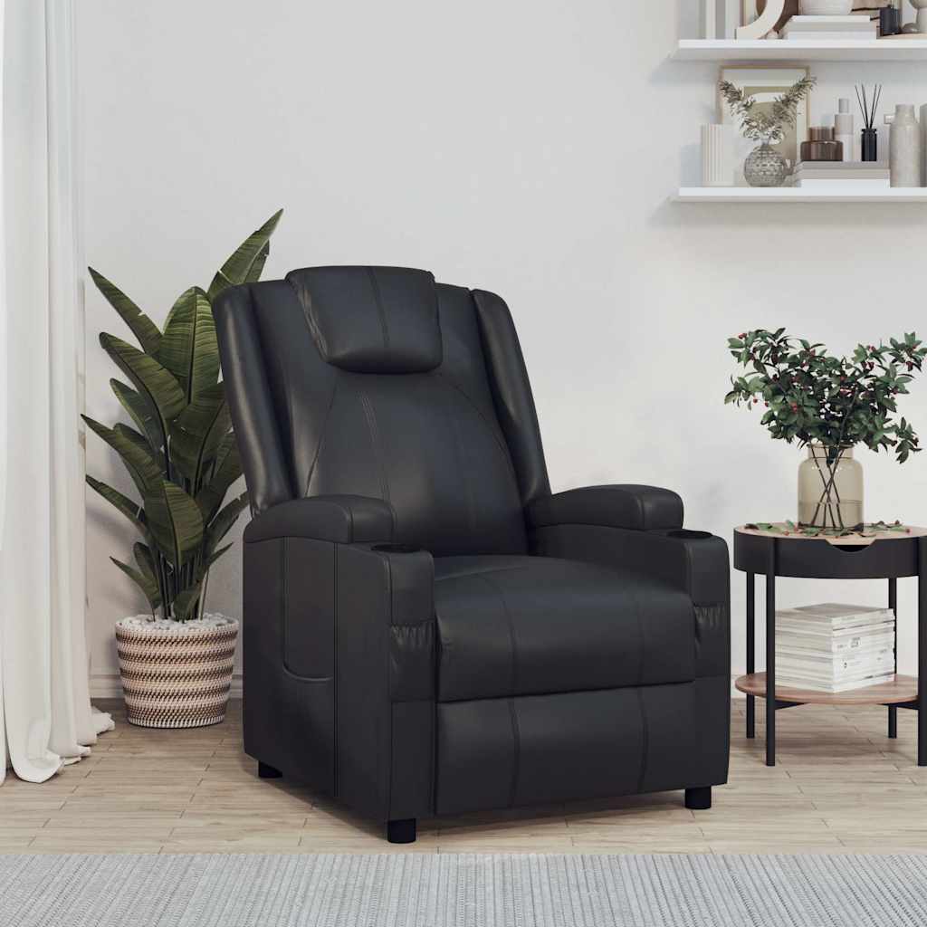 Fauteuil inclinable Noir Similicuir - XIOS