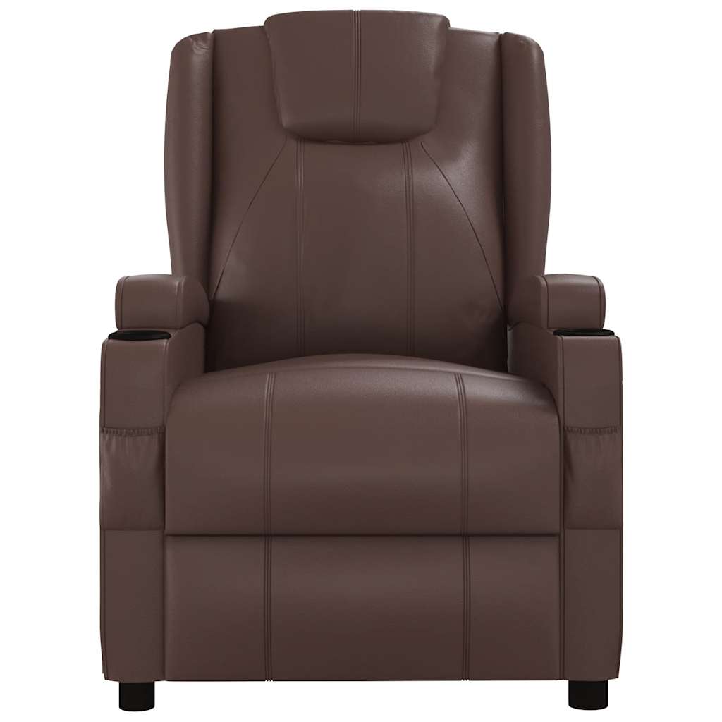 Fauteuil inclinable Marron Similicuir - XIOS
