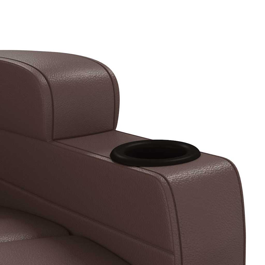 Fauteuil inclinable Marron Similicuir - XIOS