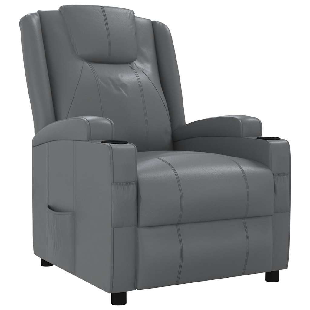 Fauteuil inclinable Gris Similicuir - XIOS