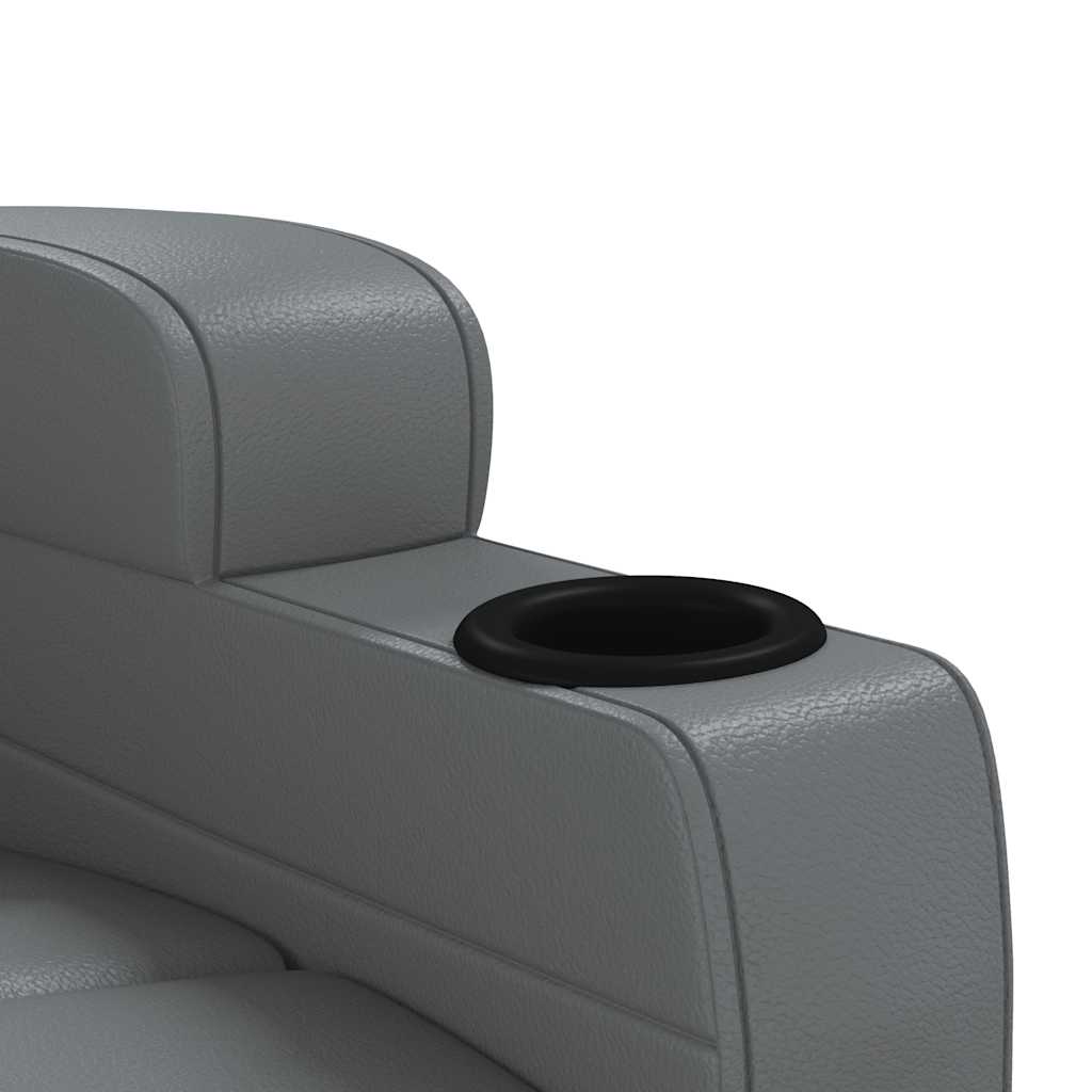 Fauteuil inclinable Gris Similicuir - XIOS