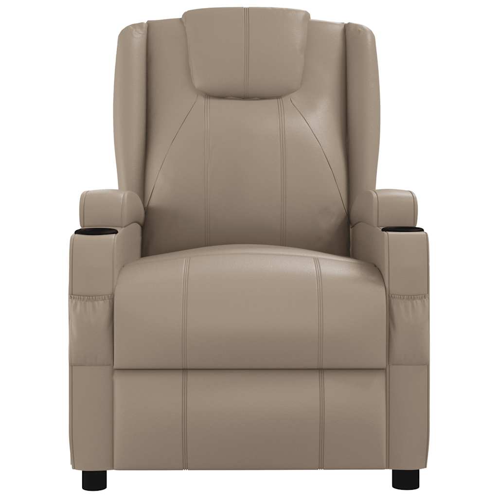 Fauteuil inclinable Cappuccino Similicuir - XIOS