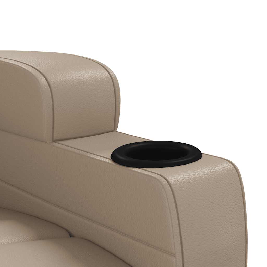 Fauteuil inclinable Cappuccino Similicuir - XIOS