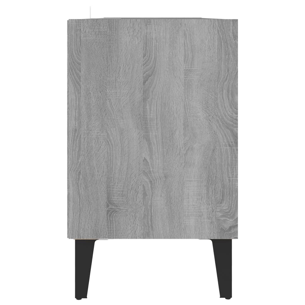 Meuble TV avec pieds en métal Sonoma gris 103,5x30x50 cm - XIOS