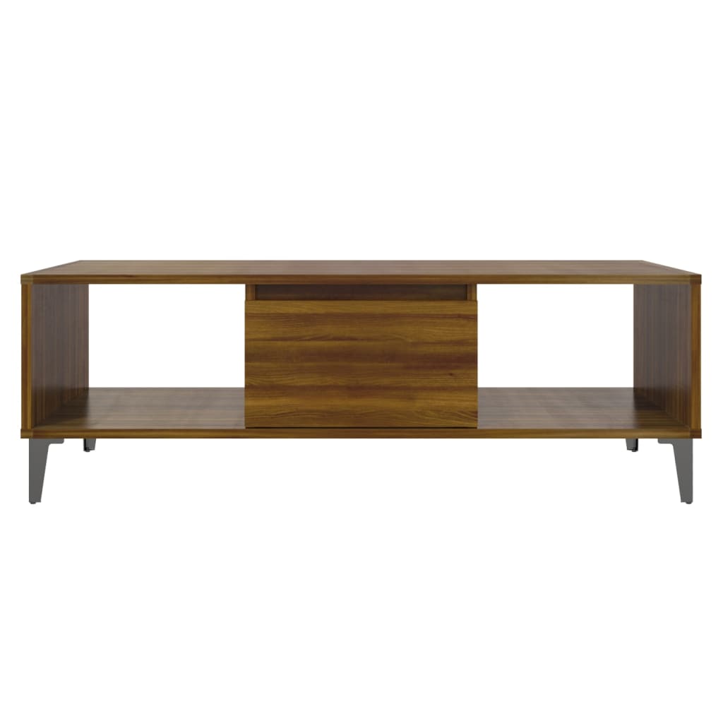 Table basse Chêne marron 103,5x60x35 cm Bois d'ingénierie - XIOS