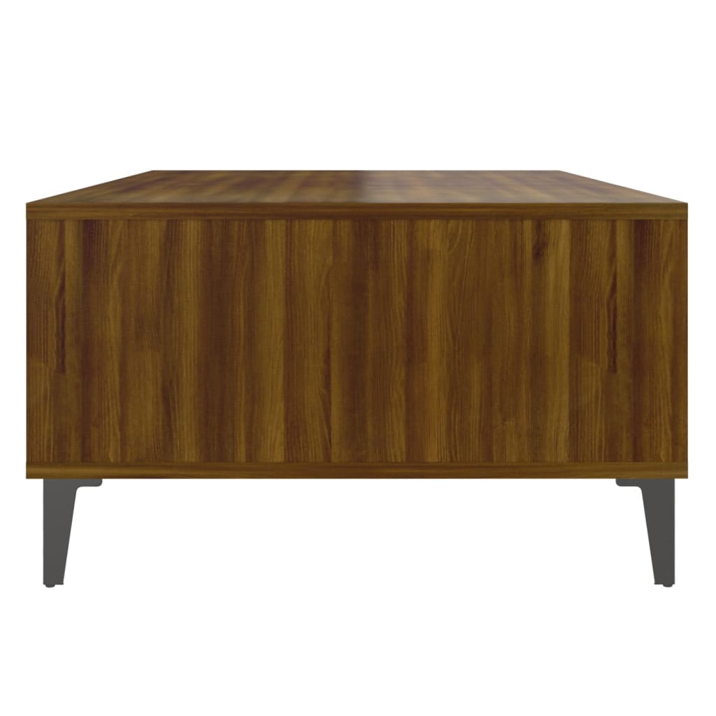 Table basse Chêne marron 103,5x60x35 cm Bois d'ingénierie - XIOS