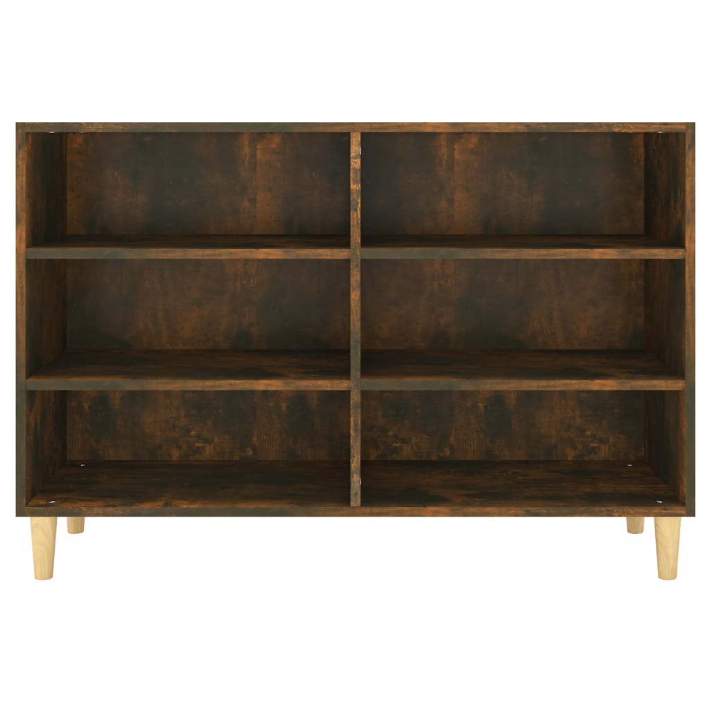 Buffet chêne fumé 103,5x35x70 cm bois d'ingénierie - XIOS