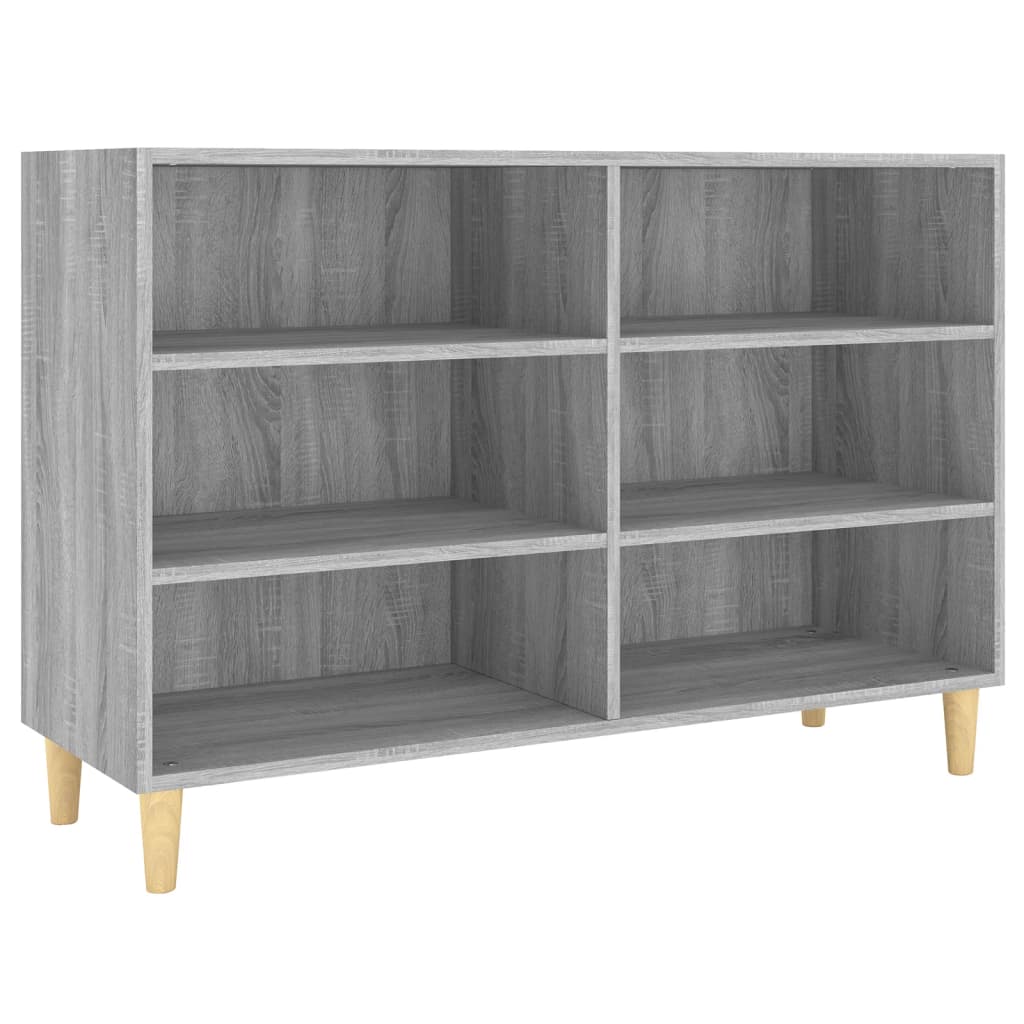 Buffet sonoma gris 103,5x35x70 cm bois d'ingénierie - XIOS