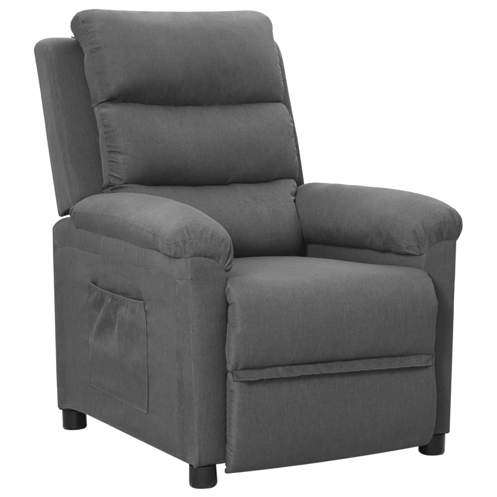 Fauteuil inclinable Gris clair Tissu - XIOS