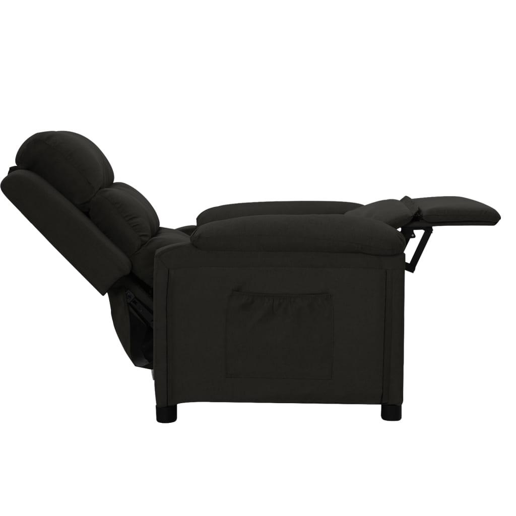 Fauteuil inclinable Noir Tissu - XIOS